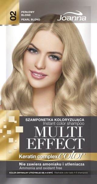 Шампунь-фарба Joanna № 02 перловий блонд 30 мл 35 г