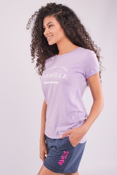 Футболка Avecs AV-30304/19 48 фіолетовий