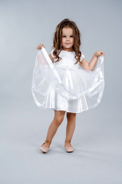 Платье Sasha р.110 белый 4134 