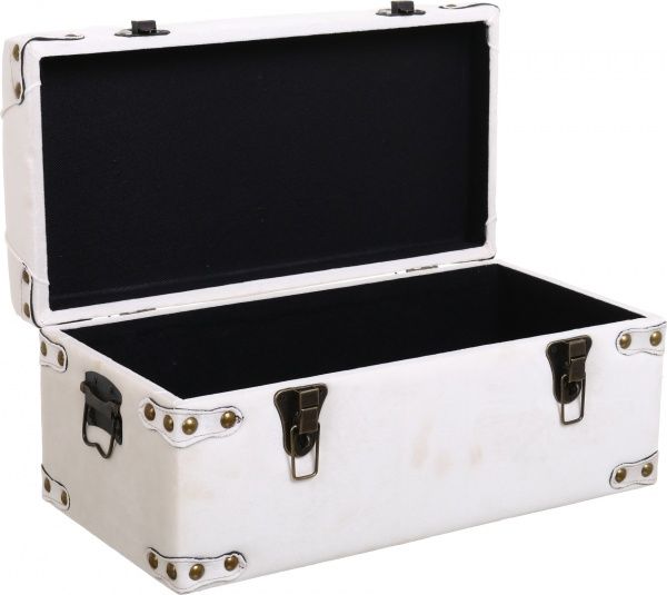 Скриня-пуф Art&Crafts Велюр 50х25х23 см айвори 