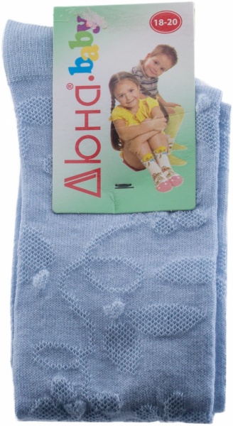 Напівпанчохи для дівчаток Duna 6В 463 32285581 р.18–20 блакитний 