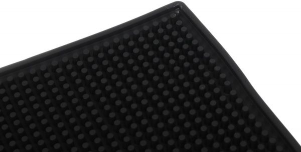 Коврик барный резиновый черный 30х45х1,3 см