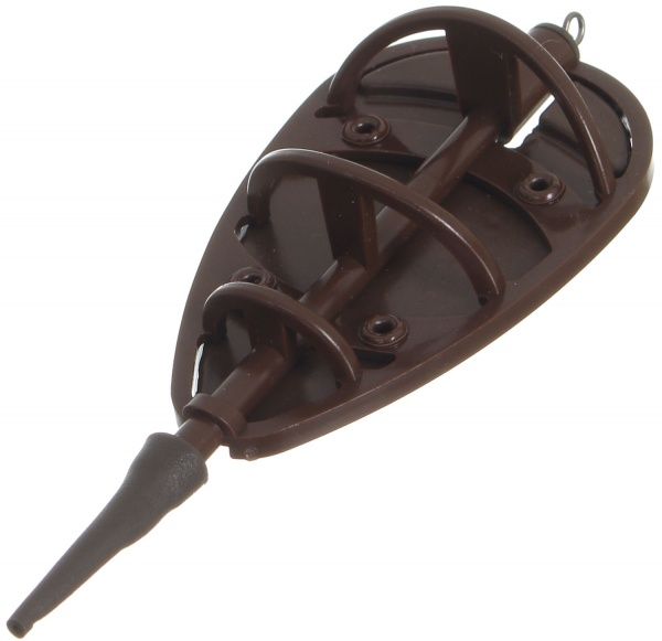 Кормушка 25 г Flat Feeder коричневая поликарбонат