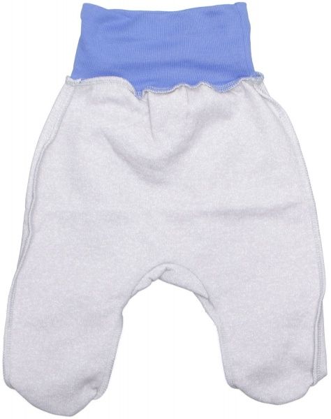Повзунки для хлопчиків Baby Veres Penguins р.56 сіро-блакитний 
