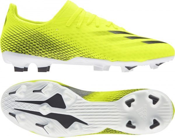 Бутси Adidas X GHOSTED.3 FG FW6948 р. UK 10,5 жовтий