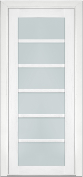 Дверное полотно Terminus №137 ПО 600 мм ясень белый 