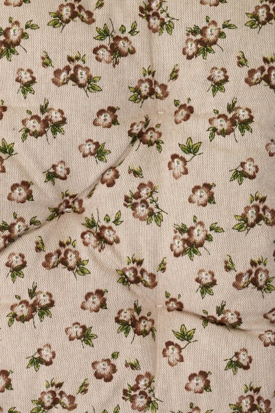 Подушка на стілець Lucy 40х40 см коричневий квітка з мереживом La Nuit