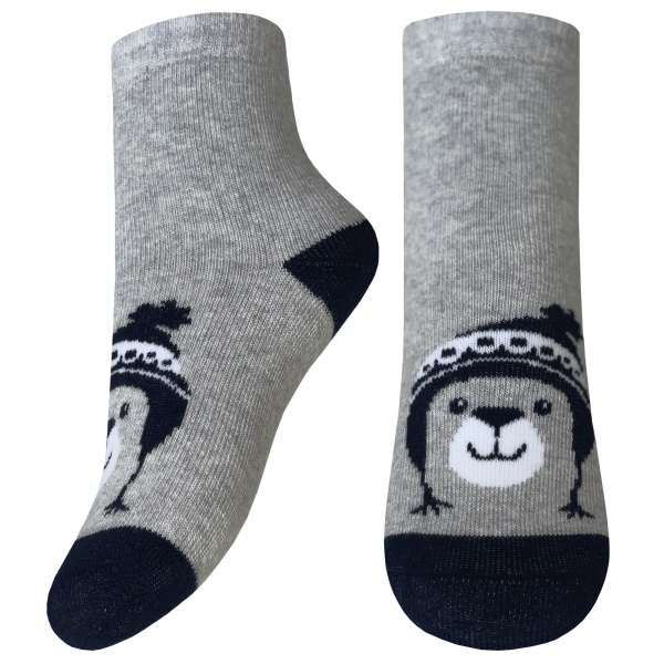 Шкарпетки дитячі унісекс Легка хода 9283 р. 14–16 сірий меланж 