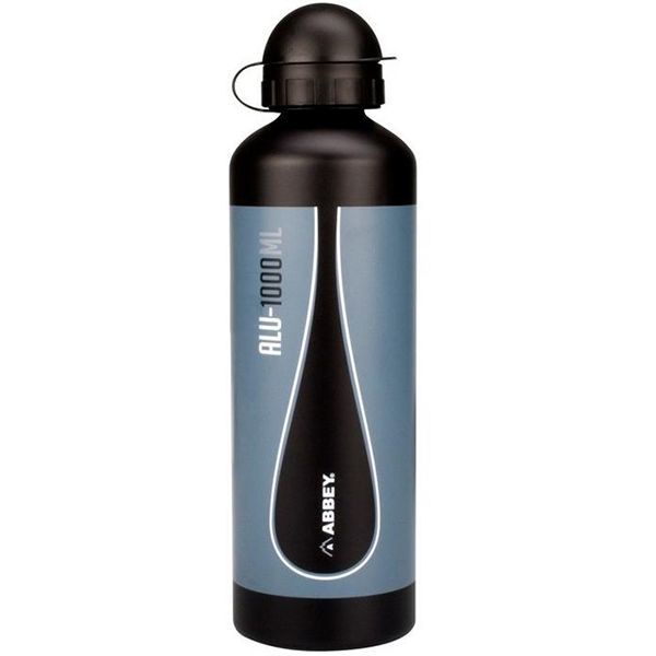 Бутылка спортивная 1000 мл Abbey Camp 21VE-ZAW-1L серый с черным