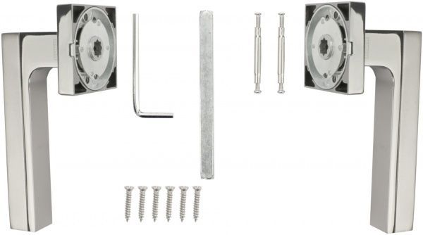 Ручка на розетці MVM Z-1410 BN/SBN чорний нікель/матовий чорний нікель