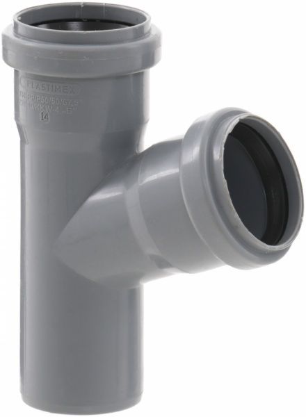 Трійник Plastimex ПП d50x50x67°