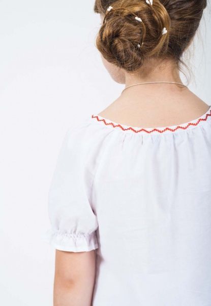 Блуза Гармонiя Маки р.128 белый 33240 