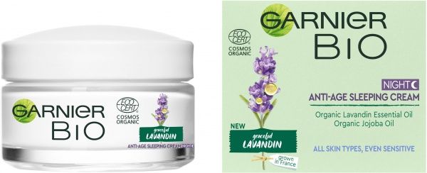 Крем для лица ночной Garnier Bio Lavandin Anti-Age 50 мл