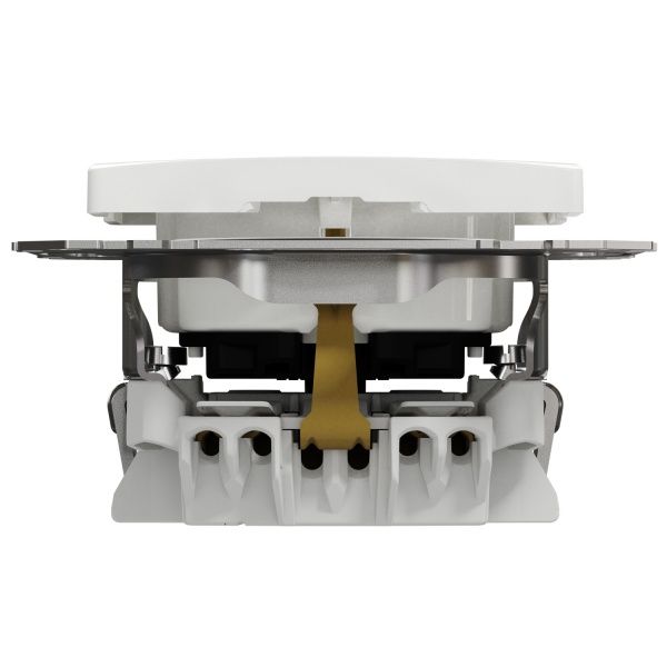 Розетка силовая с заземлением Schneider Electric Sedna Design со шторками без крышки белый SDD111022