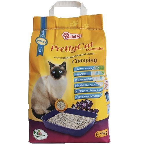 Наполнитель бентонитовый PrettyCat Lavander 5 кг