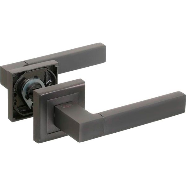 Ручка на розетке A-2004 без запирания матовый антрацит