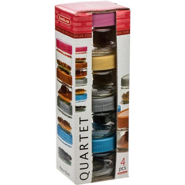 Набор баночек Quartet 4 шт