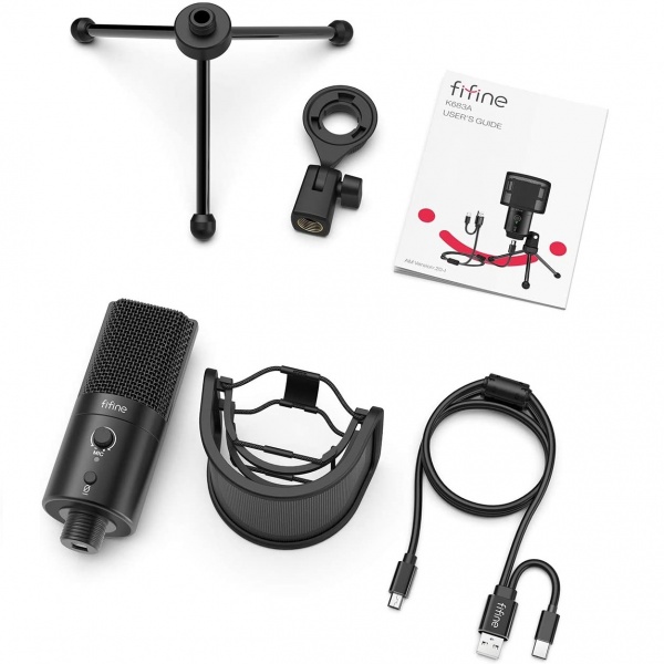 Мікрофон FIFINE K683A USB/USB C