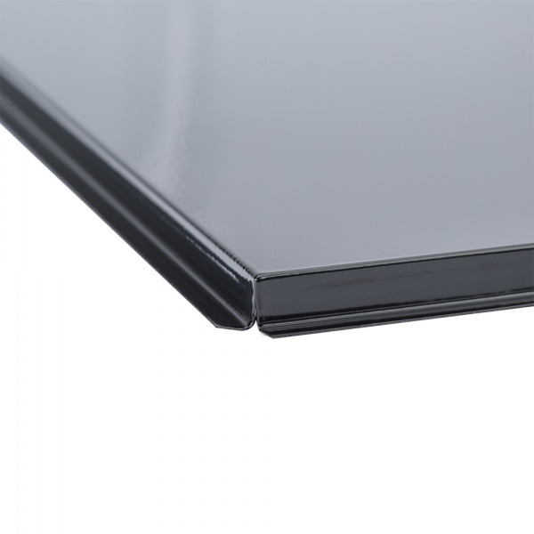 Плита підвісної стелі КЗС Tegular сіра RAL 9006 600х600х0,4 мм 