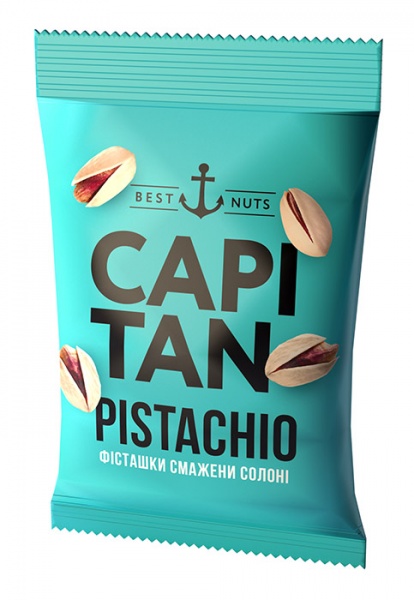 Фісташки CAPITAN солоні смажені 70 г