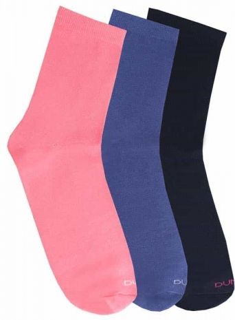 Набір шкарпеток жіночих Duna 1066 р. 23-25 кораловий 3 пар 