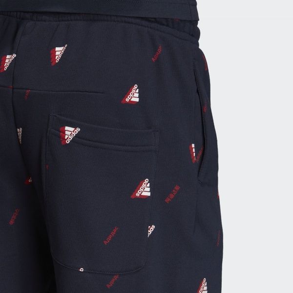 Шорты Adidas MHE Short GFX FI4038 р. L темно-синий