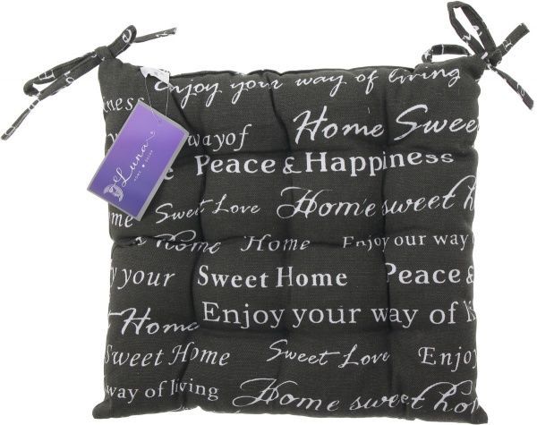 Подушка Уют 40х40 см серый Luna