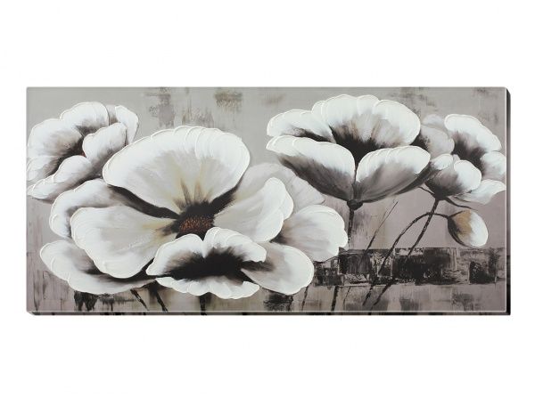 Картина Белые цветы 55x115 см SvitArt SI-868 