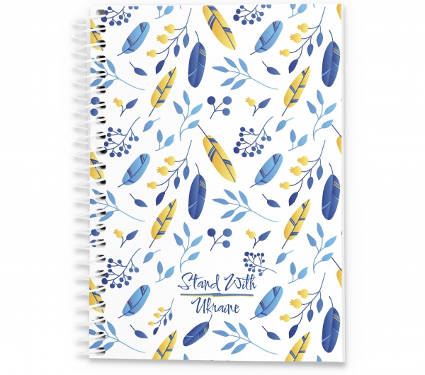 Блокнот Оставайся с Украиной В6 96 лист. 1В2337 Аркуш