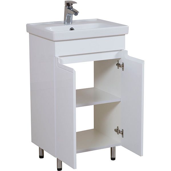 Тумба напольная Aqua Rodos Омега с умывальником Frame 50 см