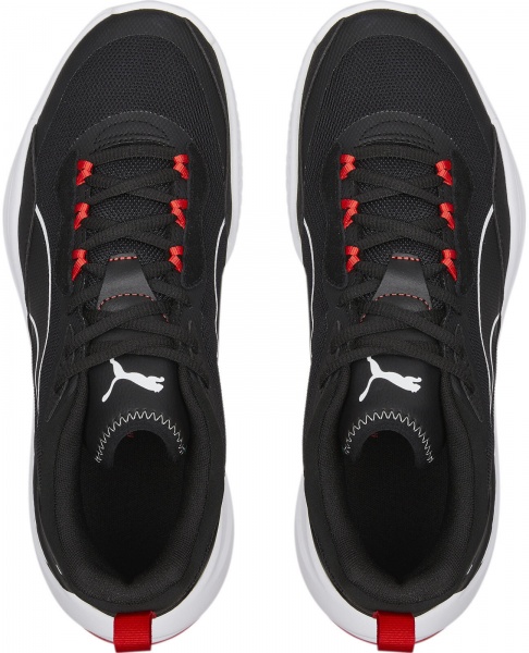 Кроссовки Puma PLAYMAKER JET BLACK-JET BLACK-PUMA WHITE 38584101 р.44 черный