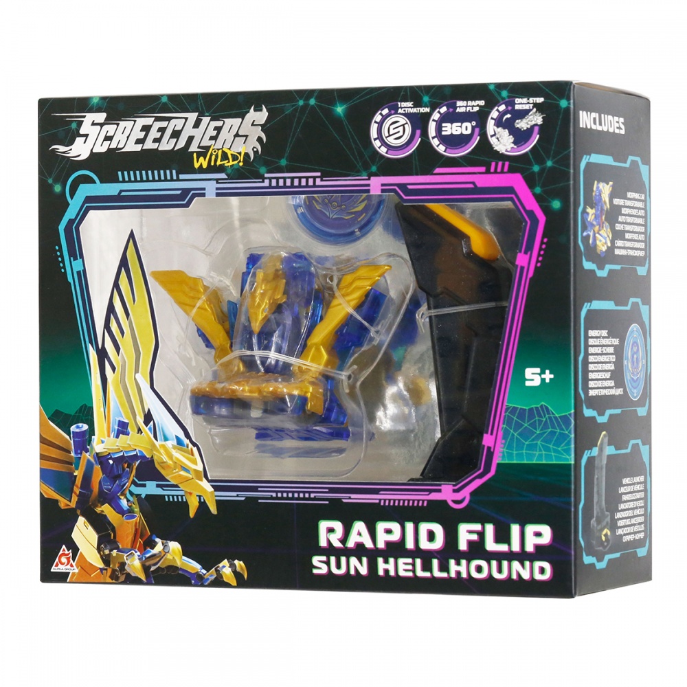 Игровой набор Screechers Wild S5 L0.5 V2 - Сан Хеллхаунд KS686104B