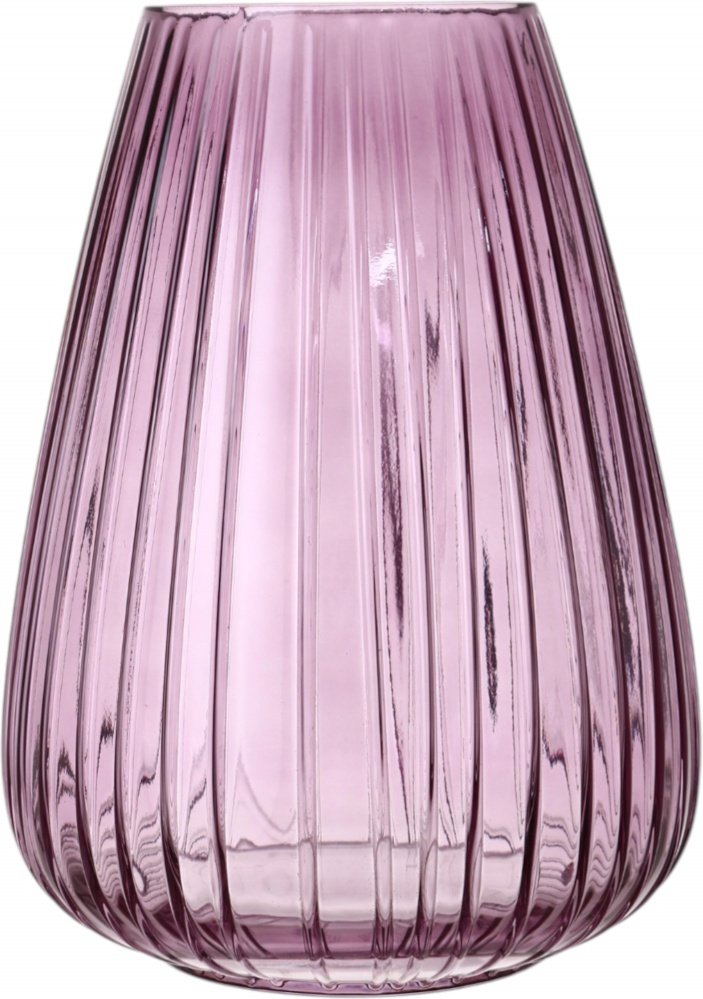 Ваза скляна Sensio Drops 22,5 см фіолетова JY-913DFX01C
