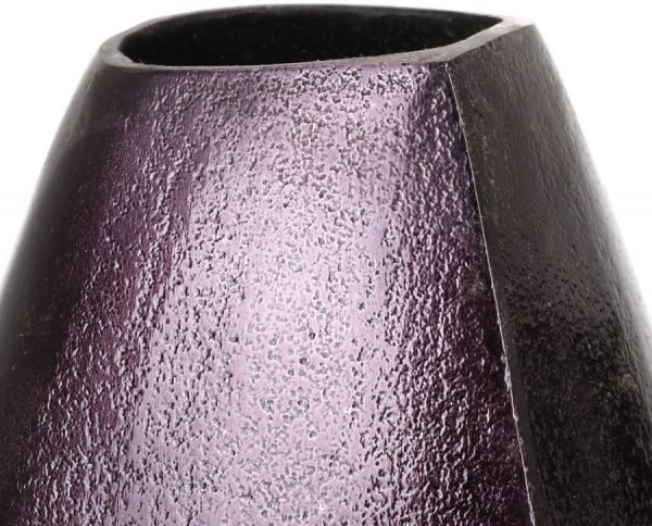 Ваза алюминиевая коричнево-золотая 19х34 см PANACHE