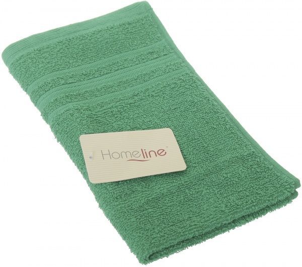 Полотенце с полосками 30x50 см зеленый Home Line 