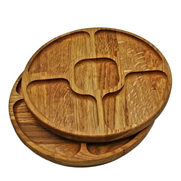 Менажниця кругла 24 см тип 4 бук 