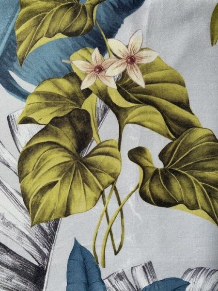 Комплект постельного белья Тропики семейный зеленый Word of Dream 