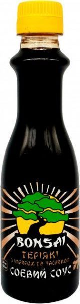 Соус соевый Терияки с чесноком и имбирем 220 мл