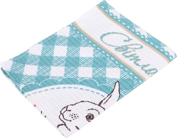 Рушник Пасха зайченя 45x60 см Домашній текстиль мульті 