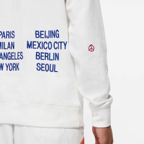 Світшот Nike M NSW FT CRW WTOUR DD0882-100 р. S білий