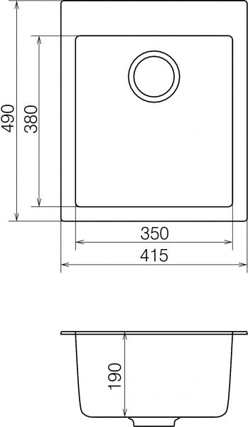Мойка для кухни Water House Galaxy GMP 01.42 Beige