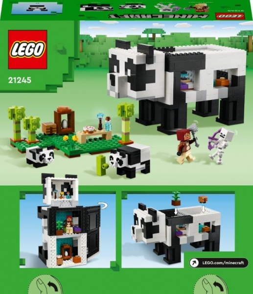 Конструктор LEGO Minecraft Помешкання панди 21245