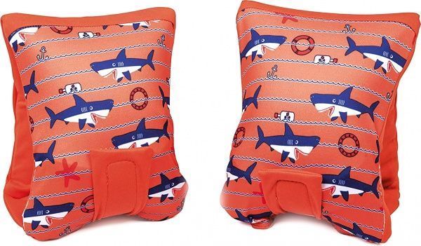 Нарукавники для плавання надувні 38*14см з тканиною (11-18кг)