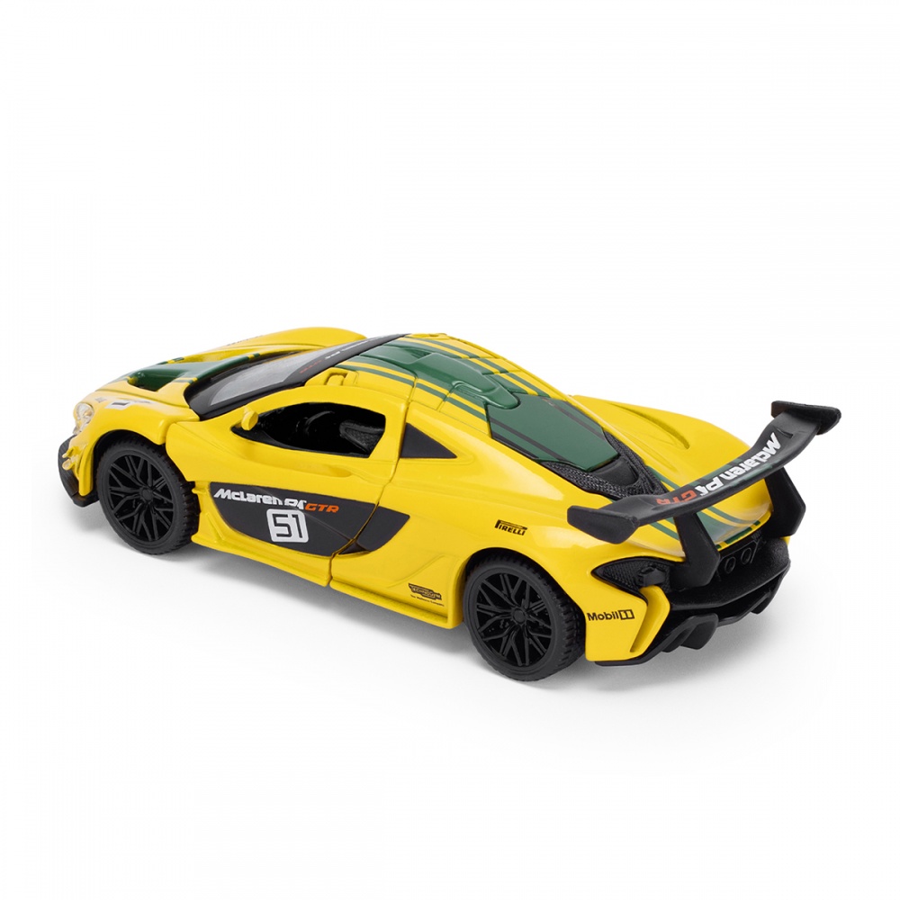 Автомодель TechnoDrive 1:43 McLaren P1 yellow 250946MLP1YW