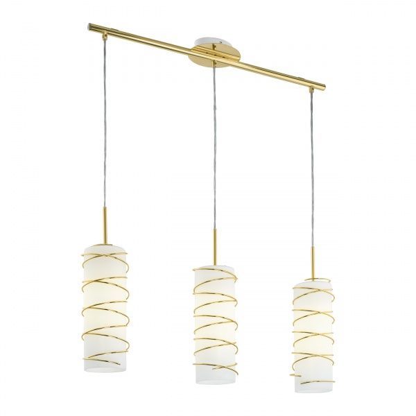 Підвіс Eglo Терагона 3x60 Вт E27 латунь 