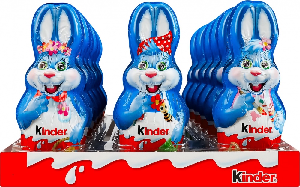 Шоколадная фигура Kinder с молочным слоем внутри 110 г