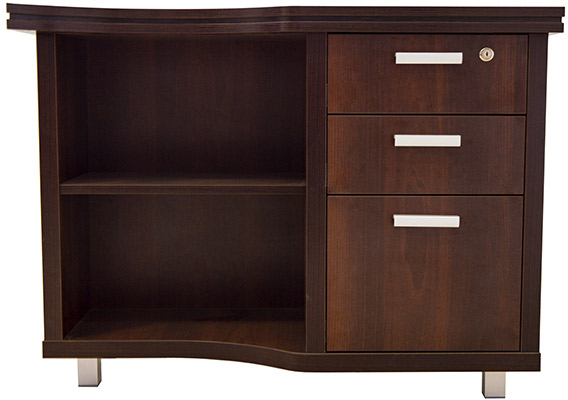 Тумба приставная Эргономика 1000x450x750 мм МК-05 орех 