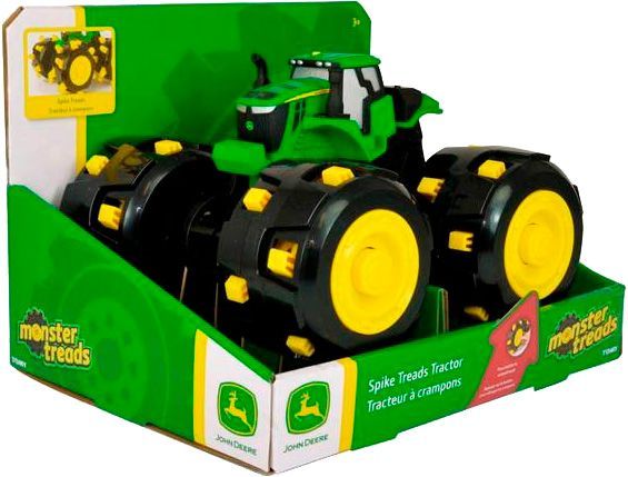 Трактор Tomy John Deere Monster Treads з великими шипованими колесами 46712 1:24