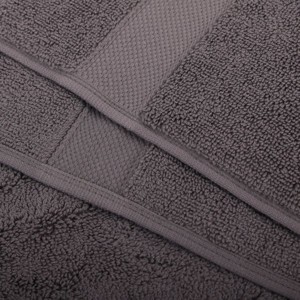 Полотенце махровое с бордюром 50x90 см серый La Nuit 