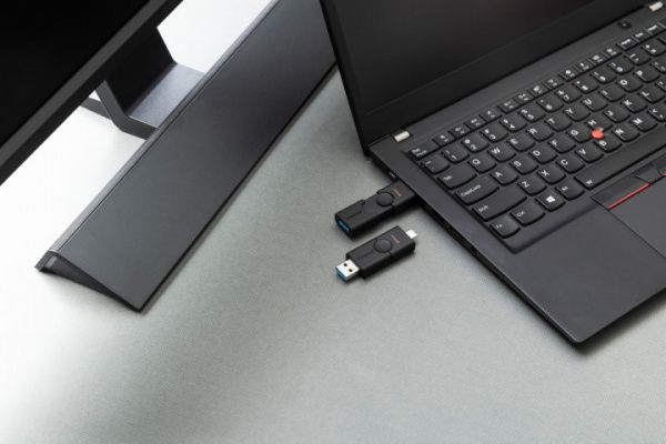 Флеш-пам'ять USB Kingston 32 ГБ USB 3.2 USB Type-C black (DTDE/32GB) 